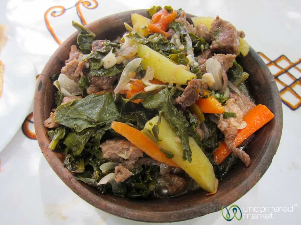 Ethiopian Food, Meat and Vegetable stew