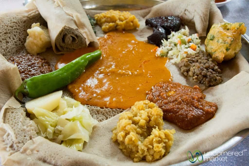 Ethiopian Vegetarian Platter
