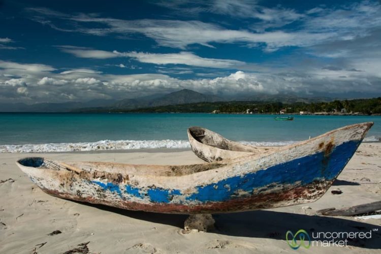 Haiti Travel, Boats on Beach at Port Salut