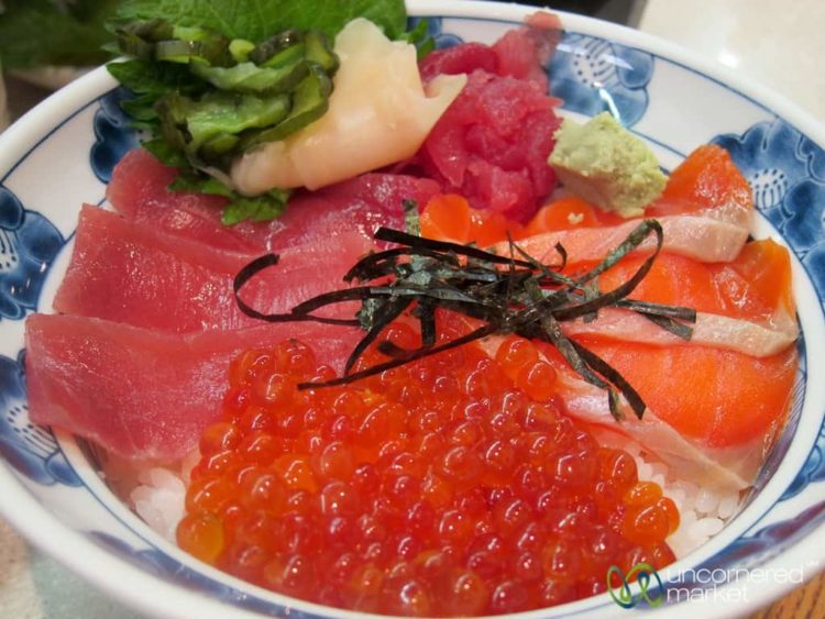 Japan Food, Mixed Sashimi Don