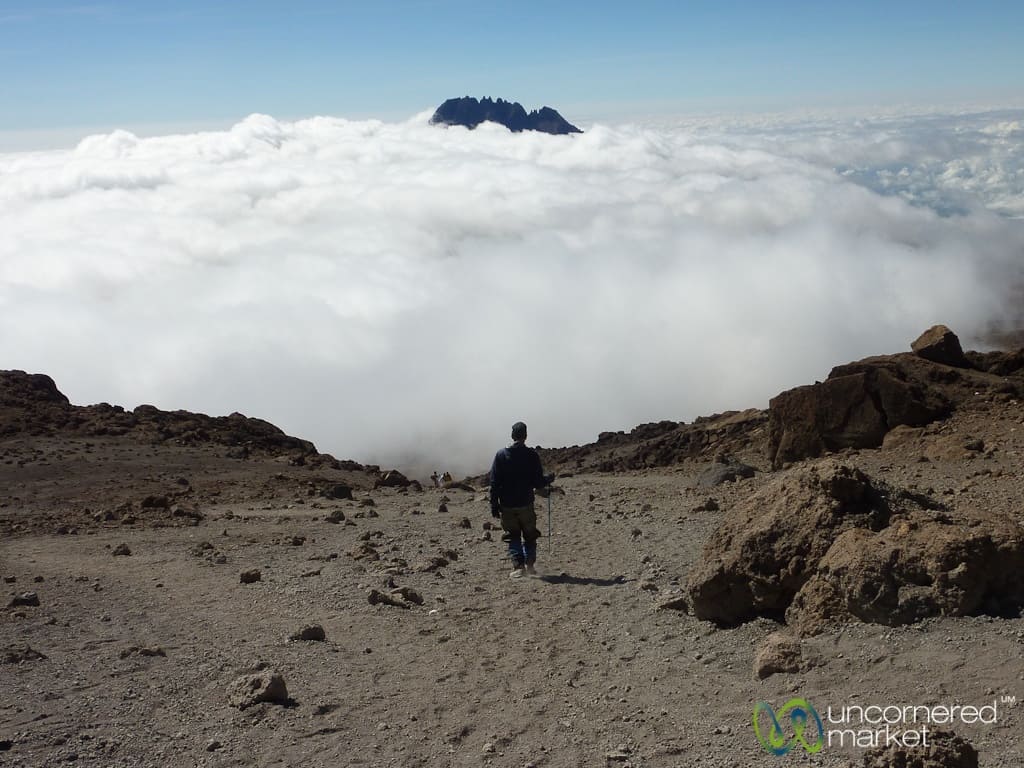 Descending Kilimanjaro