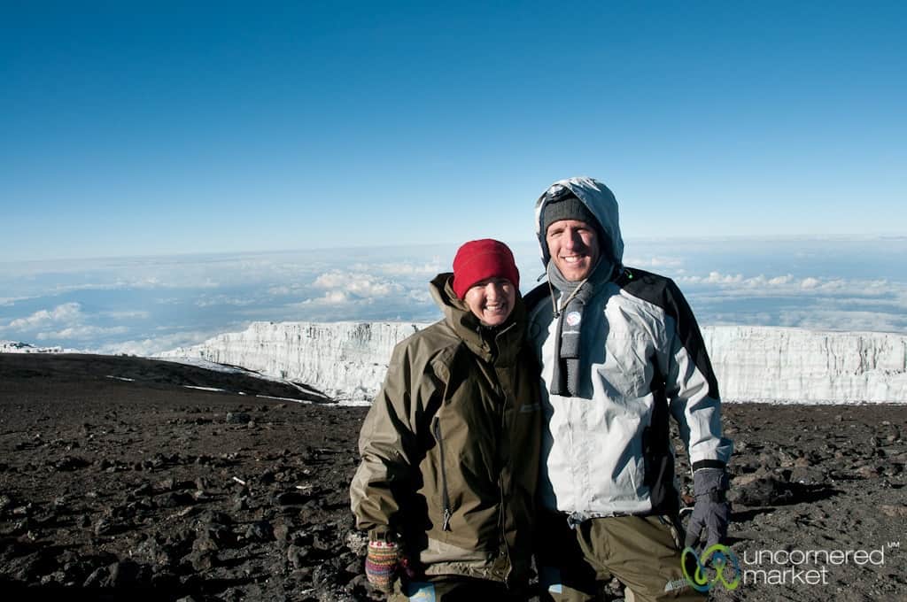 Climb Kilimanjaro, at Uhuru Peak 