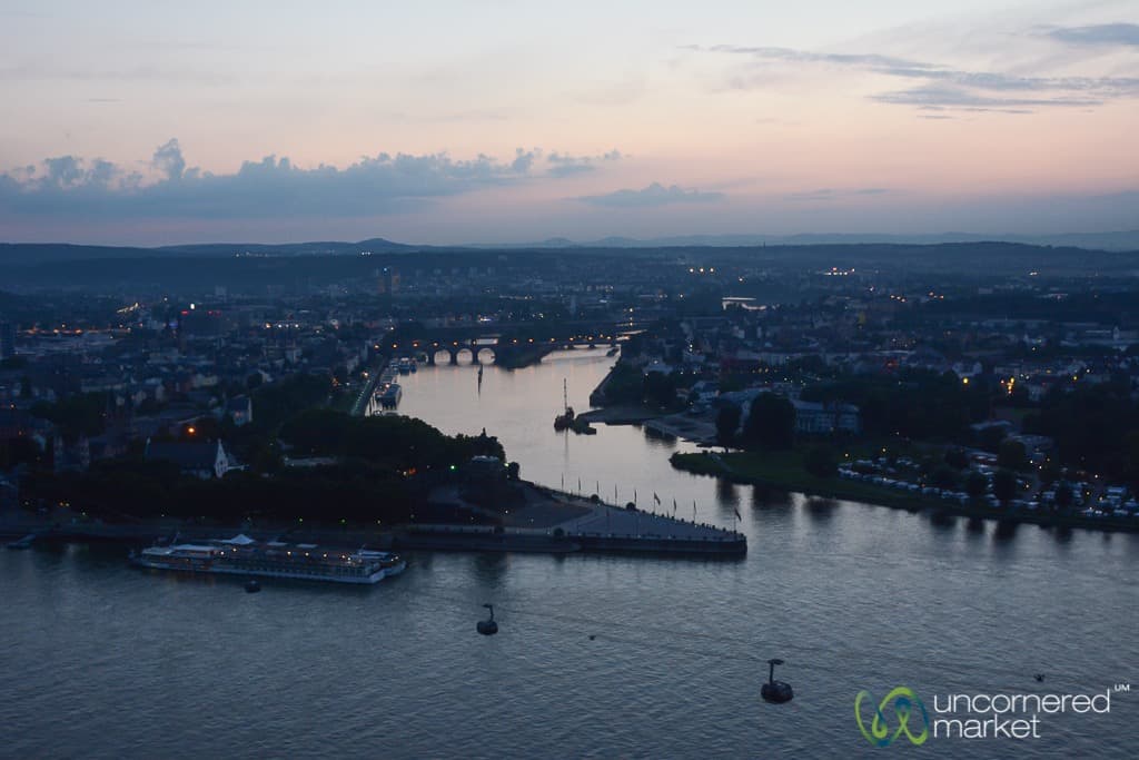 Rhine River Itinerary, Koblenz Deutches Eck