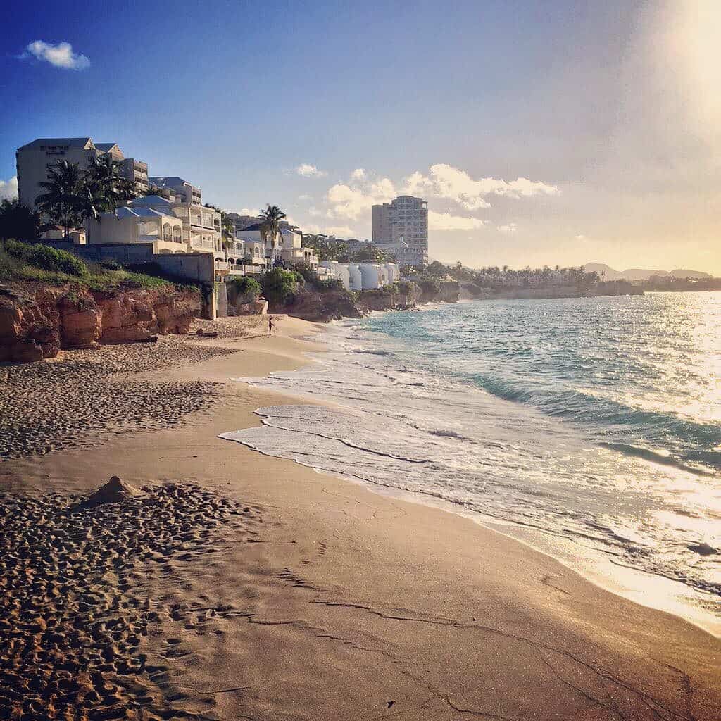 Empty St. Maarten Beach