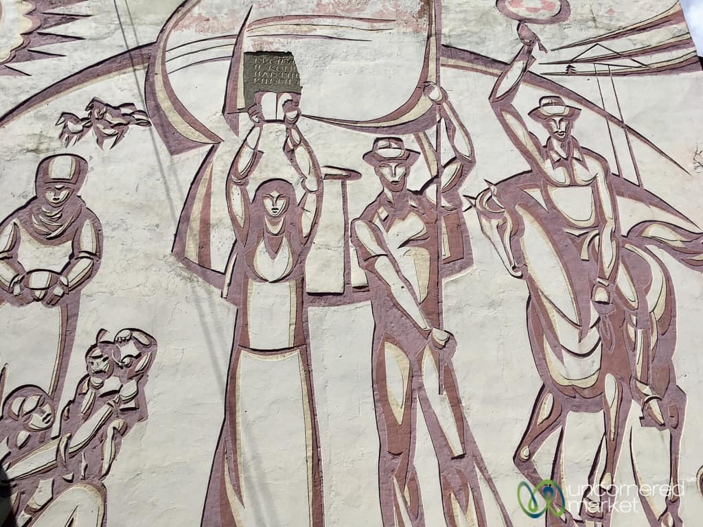 Soviet public art in Osh