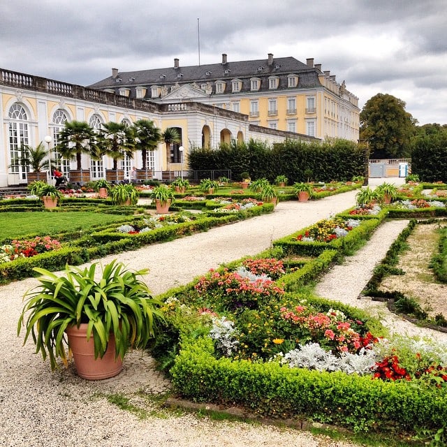 Visiting Augustusburg Palace near Essen, Germany