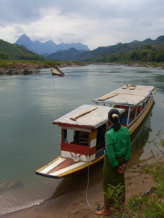 Laos travel, boat trip to Nong Khiaw