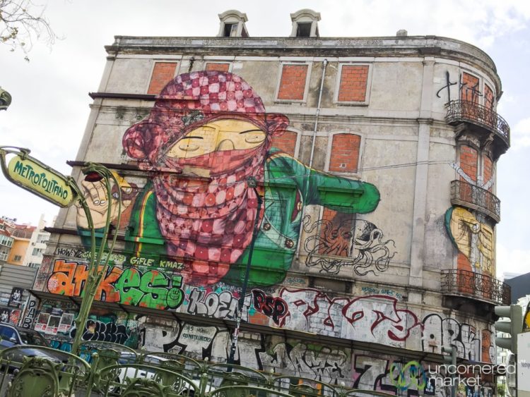 Lisbon Things to Do, Street Art by Picoas Metro