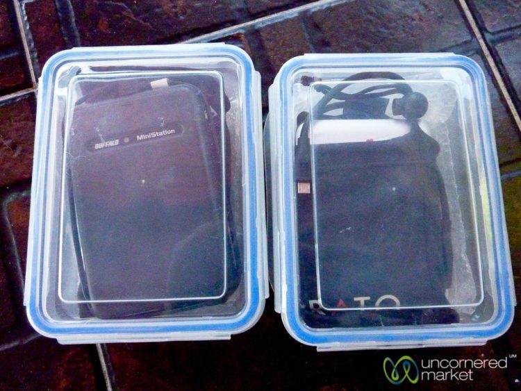 Low Tech Travel Gear, Tupperware