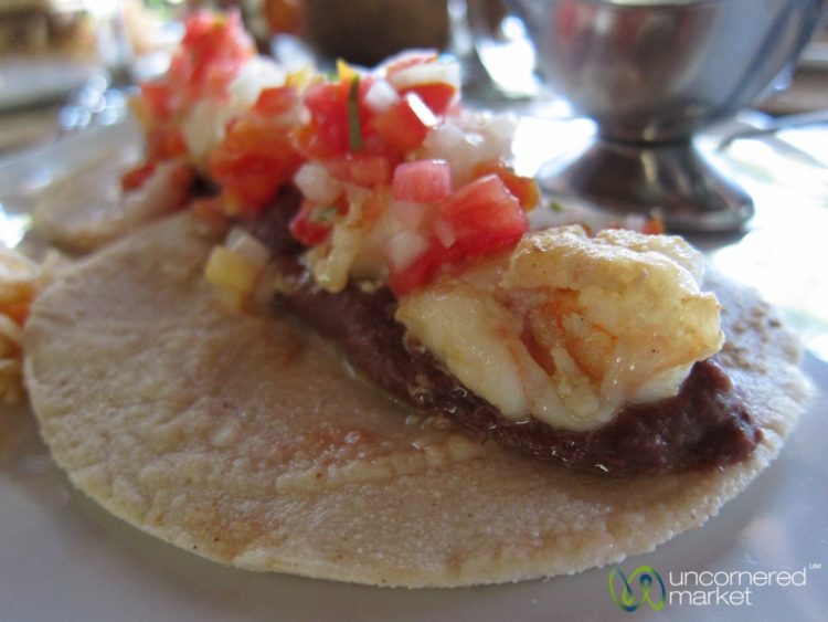 Nicaragua Vacation, Shrimp Tacos