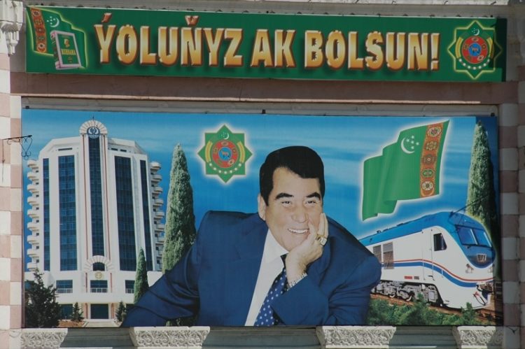 Turkmenbashi Propaganda in Turkmenistan