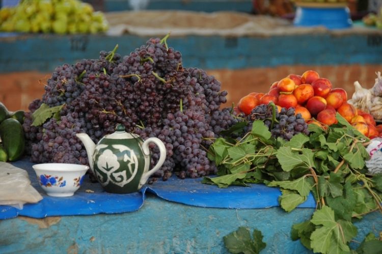 Uzbekistan Fruit and Tea, Khiva Market