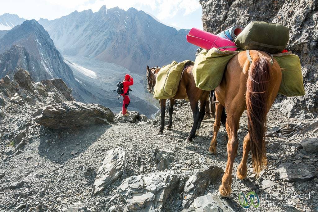 Trekking in the Alay Mountains, Kyrgyzstan - Horse Porters