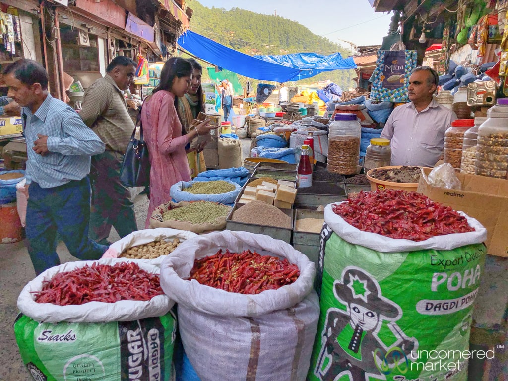 Northern India Travel Guide, Shimla Spice Market
