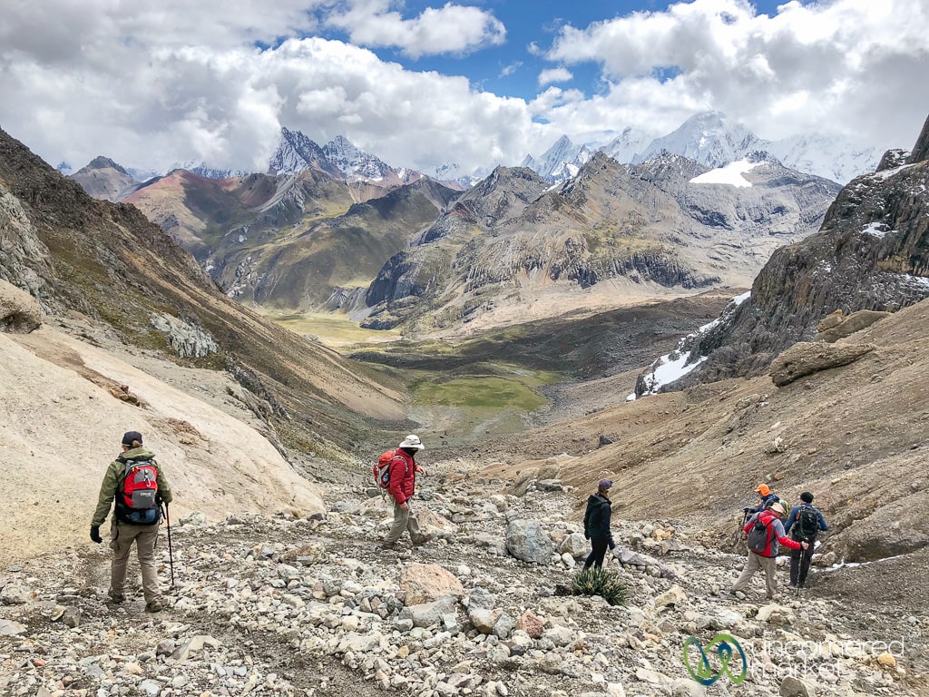 Huayhuash Trek, Cuyoc Pass Descent