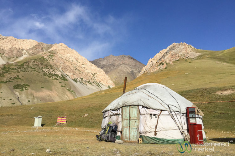 Alay Mountains Trekking Guide, Heights of Alay Yurt Camp