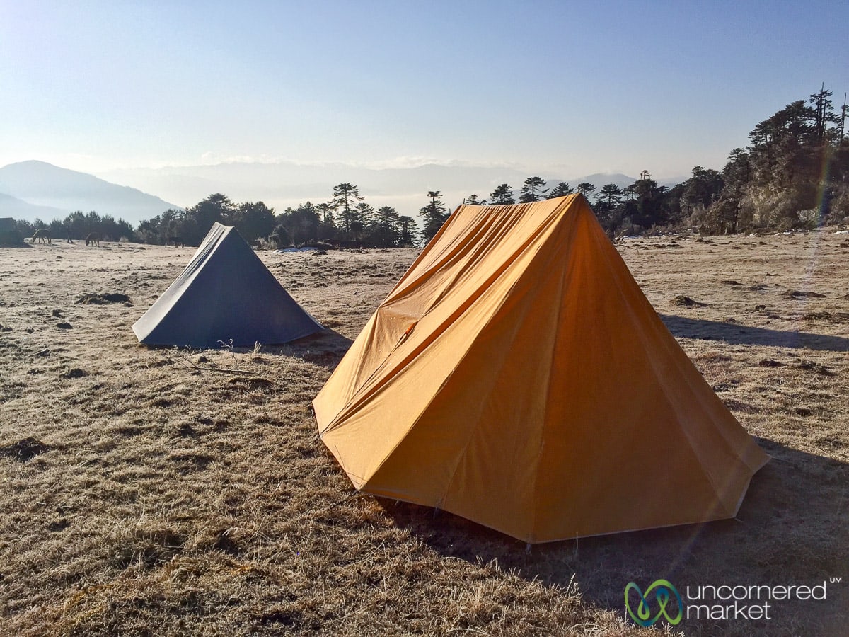 Druk Path Trek, Bhutan - Campsite 