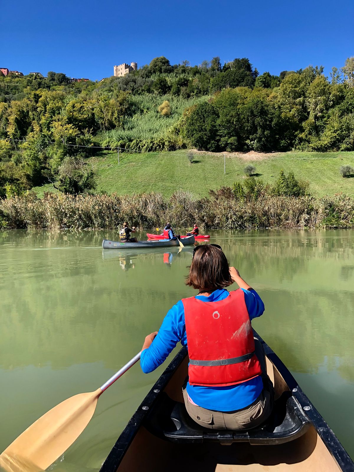 Kayaking the Tiber River in Lazio Region