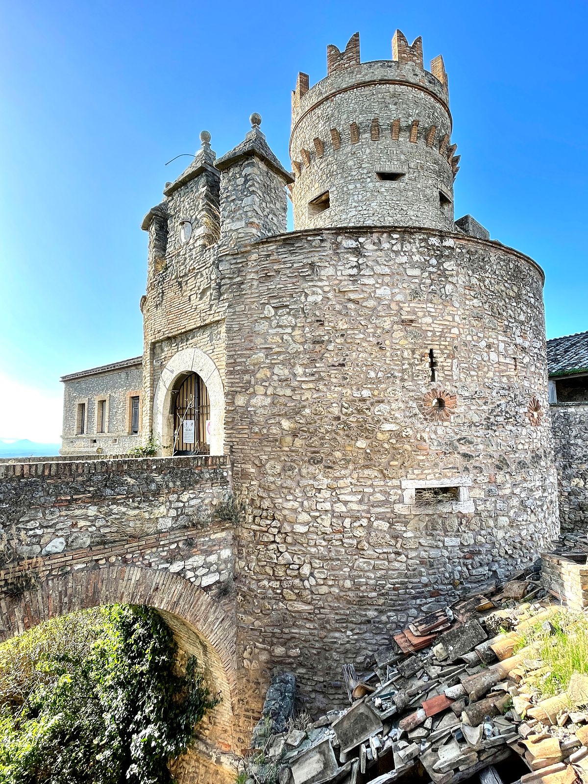 Nazzano Castle in Lazio Region